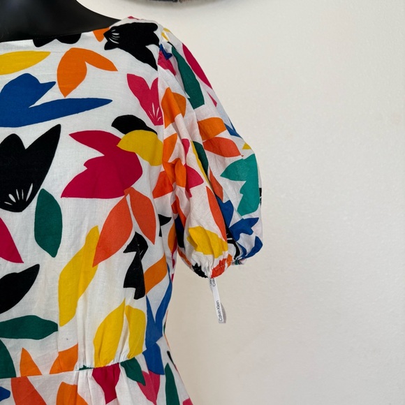Calvin Klein Multicolor Floral Midi Dress - Picture 3 of 12